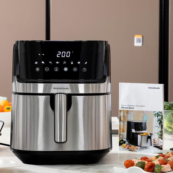 Oliefri frituregryde - 1700 W - 5,5 l Black