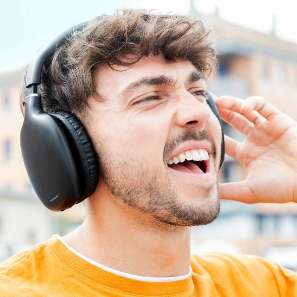 Wireless Headset with Microphone Black