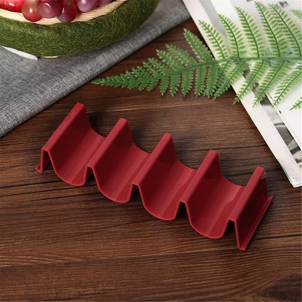 Taco-pidike, 4 paikkaa - punainen Red