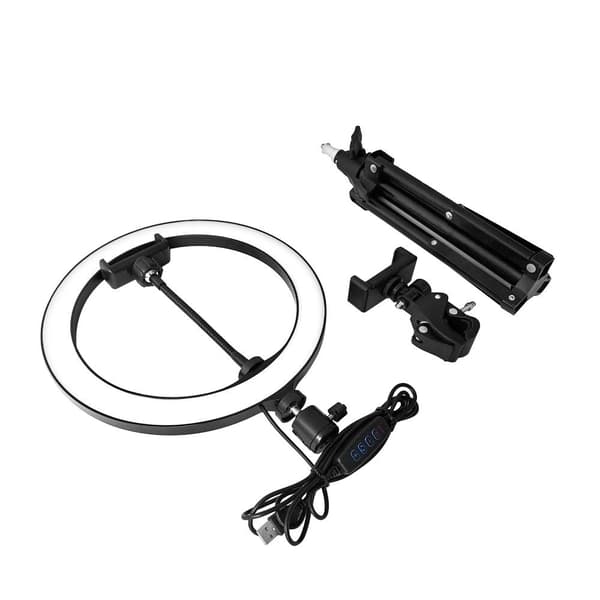 Northio, Ring Light (26 cm) -  Justerbart Stativ Black
