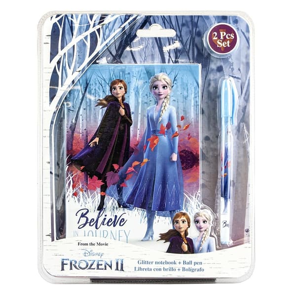 Frozen 2 / Frost 2, Skrivesæt i 2 dele Multicolor