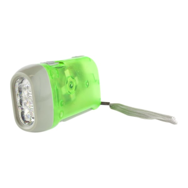 Handdriven LED Ficklampa - Grön Grön