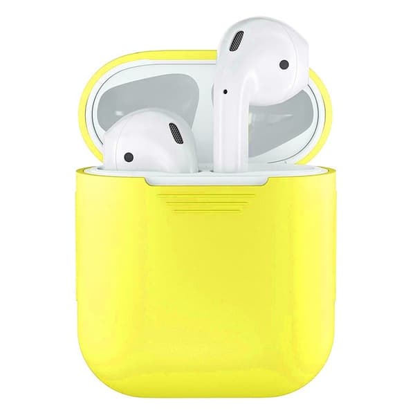 Skydd för Airpods - Gul Gul