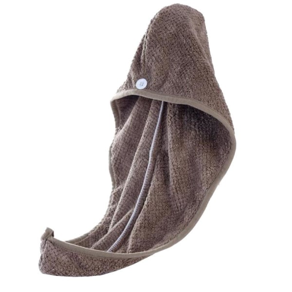 Håndklæde, Turban - Brun Brown