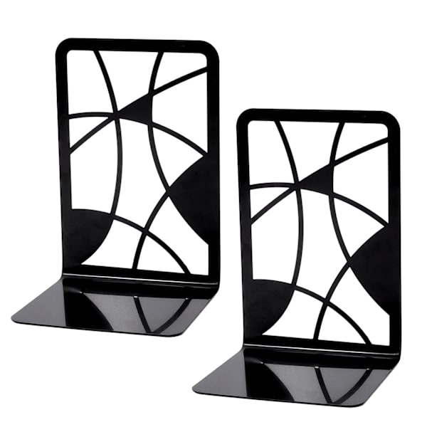 Kirjatelineet, metallia - 17 x 12 Black