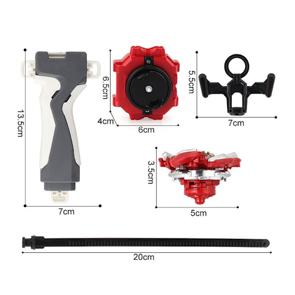 Superblade Top Plate battle set 4-pack - Punainen Multicolor