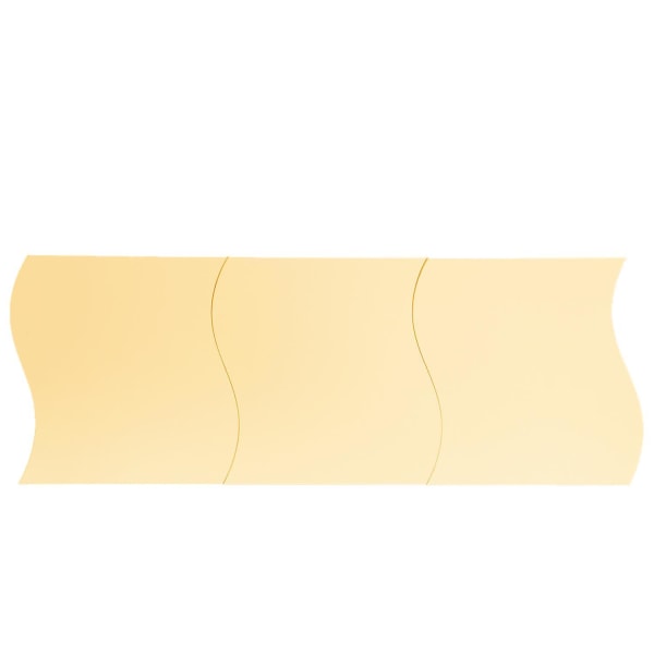 Peili, 12-osainen seinäkoriste - Aaltomainen Gold