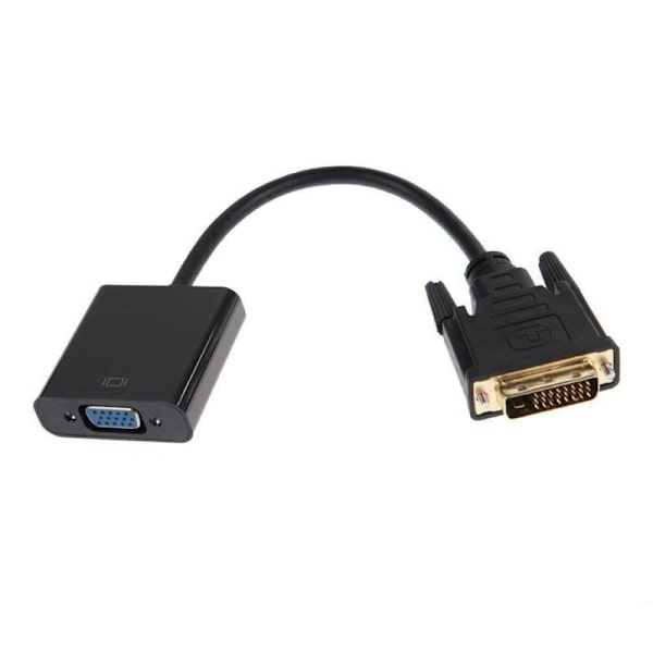 DVI-D till VGA adapter Svart