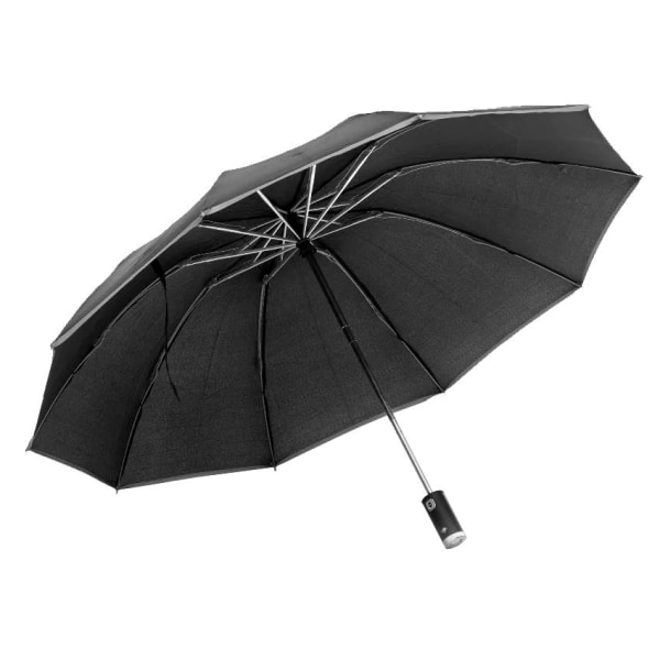 Paraply med LED-belysning Black