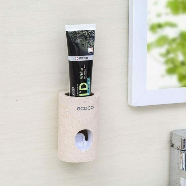 Automatisk Tandpasta-Dispenser Beige