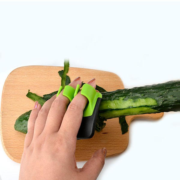 Ergonomisk kartoffelskræller - grøn og sort Green