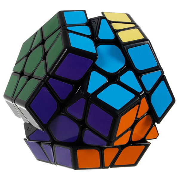 Megaminx - 12-sidet puslespil Multicolor