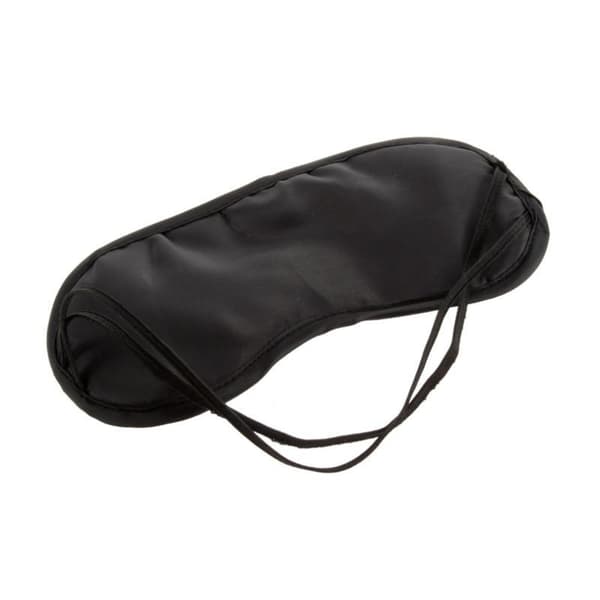Sovmask med Elastiska Band, Svart Svart one size