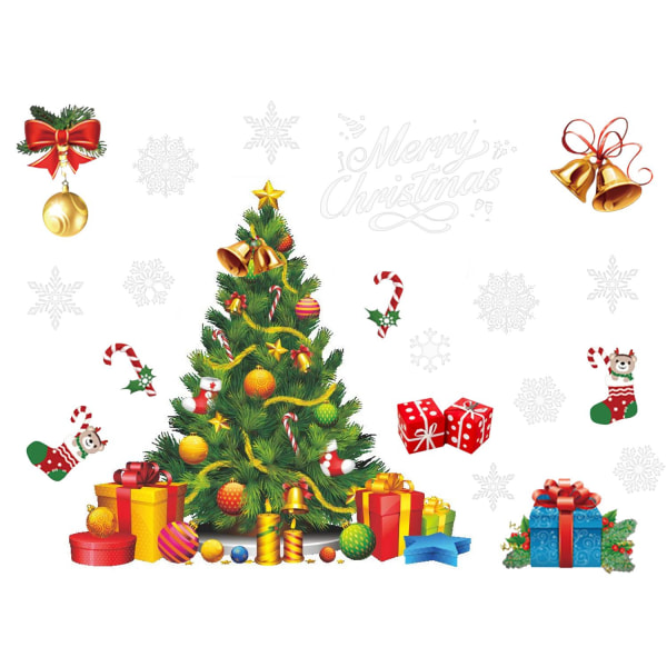 Ark med store Klistermærker - Jul Multicolor