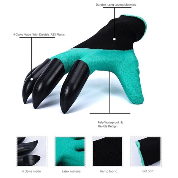Havehandsker med Kløer Green