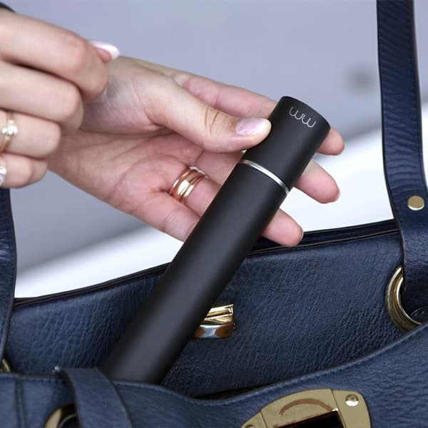 Mini USB-hårplattång, Keramisk, Resevänlig
