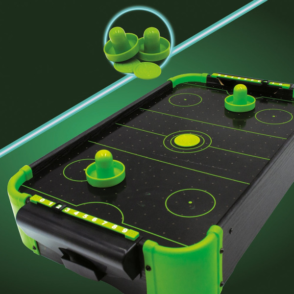 Luft hockey spil - Air Hockey i miniformat Multicolor