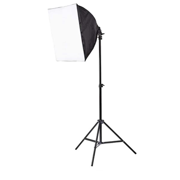 Belysningssæt til fotostudio Black