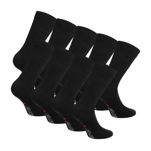Pehmeät joustavat sukat - Musta Black one size