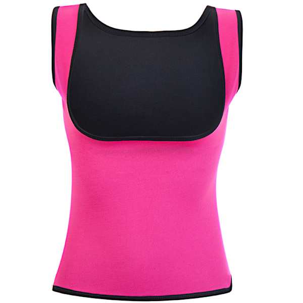 Slimming top til træning - Lyserød Pink L