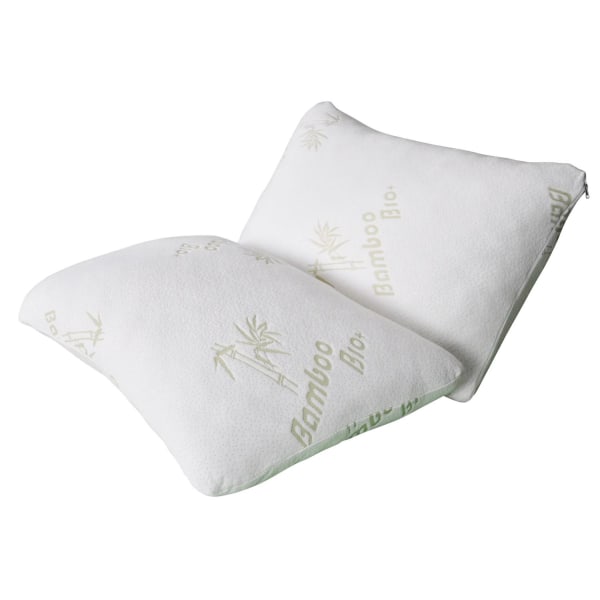 Tyyny, Memory Foam ja Bambu - 76 x 51 cm White