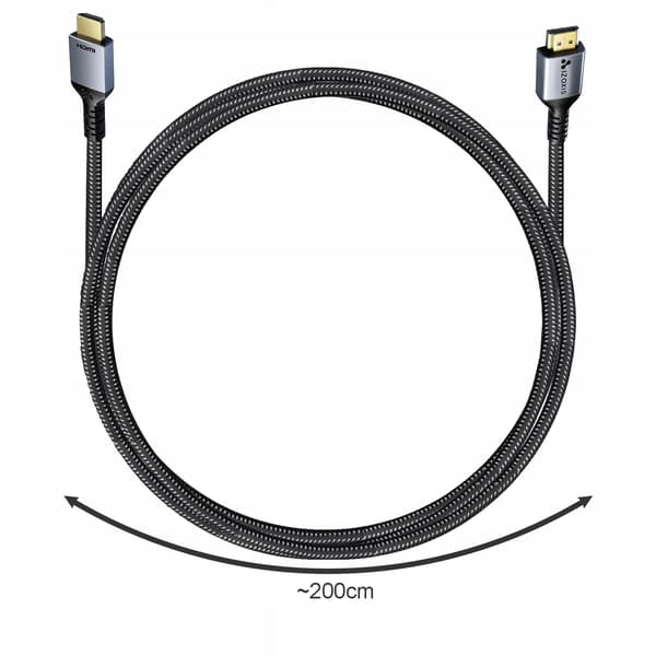 HDMI-kaapeli - 8k - 2 m Grey