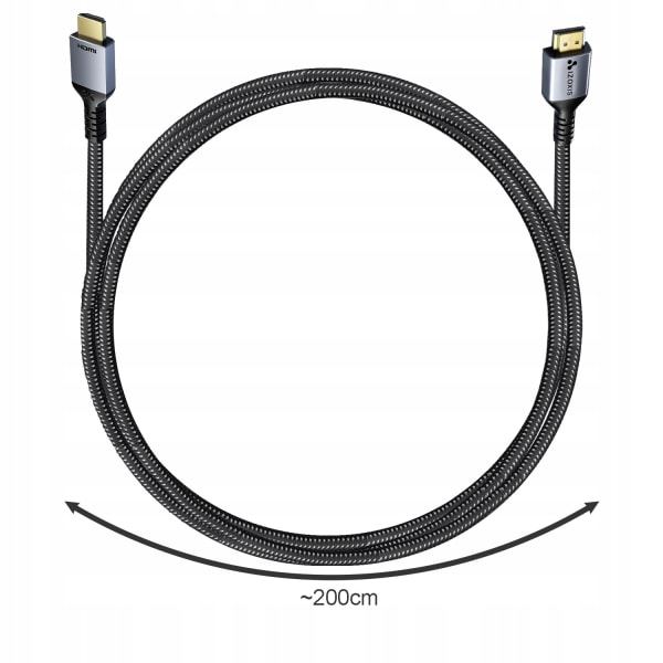 HDMI-kabel - 8k - 2 m Grey