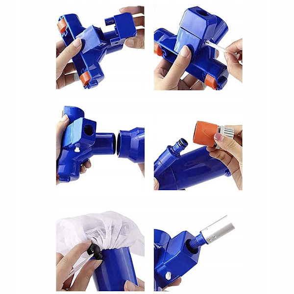 Uima-altaan puhdistussetti 2-in-1 Blue