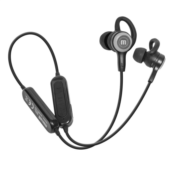 Bluetooth-hörlurar med LED-ring - Svart Black