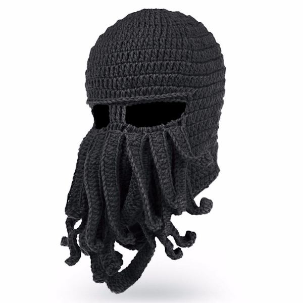 Balaclava, blæksprutte - sort Black