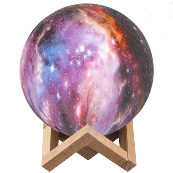 Månlampa - Galax - 3D multifärg
