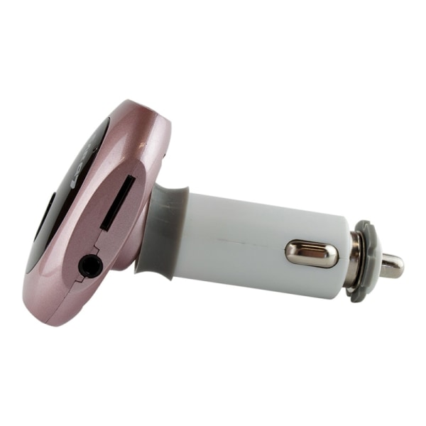 FM-transmitter med Bluetooth til bilen - Pink Pink