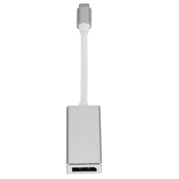 USB-C till Displayport Adapter Silver
