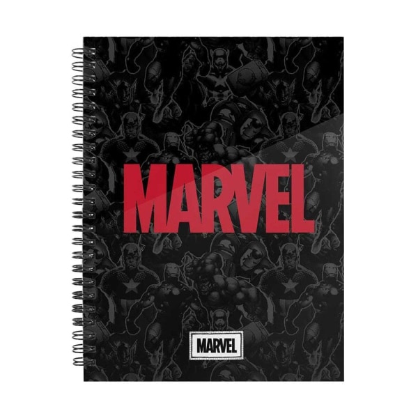 Marvel, A5 Ruudutettu Vihko - Marvel Heroes Multicolor