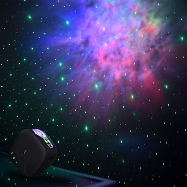 Laserprojektor med Högtalare - Galax Svart