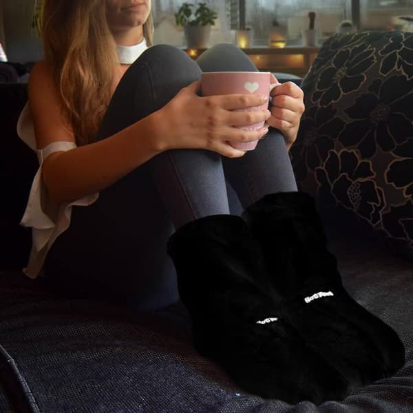 Hot Boots Deluxe, Varme Hjemmesko - Sort Black