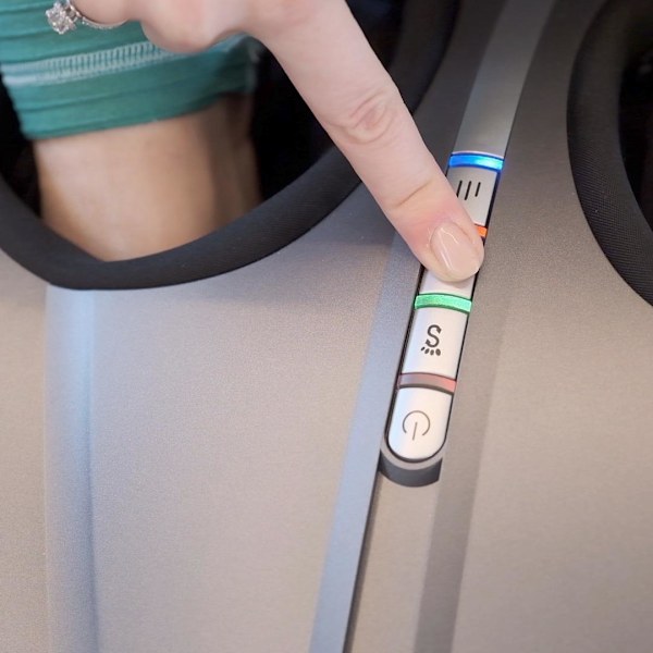 Fotmassageapparat med Värme - 3 Massageprogram grå