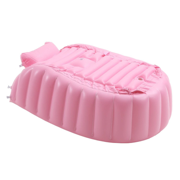 Uppblåsbart Badkar för Baby - Rosa Rosa