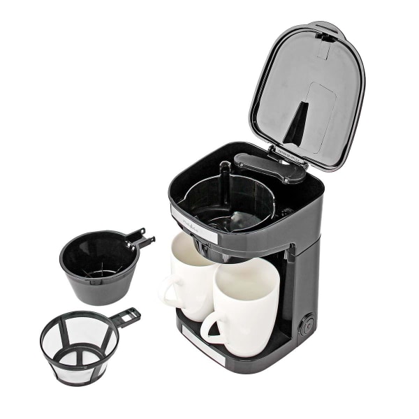 Kaffemaskine med Porcelænskrus - 25 cl Black