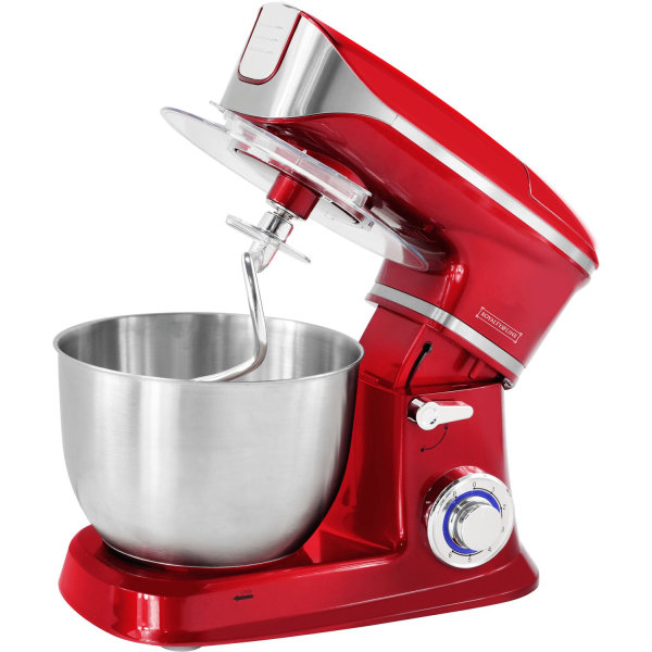 Elegant Køkkenmaskine med 6 Hastigheder - Rød Red