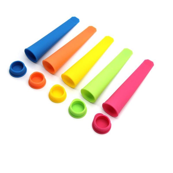 Farverige isforme, 5 stk Multicolor