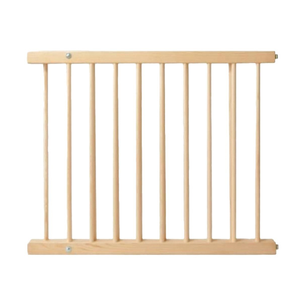 Säkerhetsgrind i Trä - 72-122 cm Brun