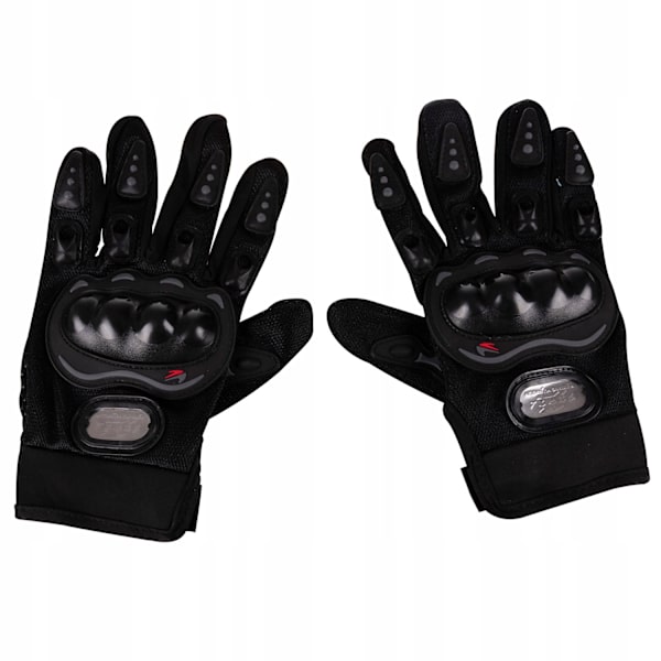 Mustat moottoripyörä käsineet XL Black one size