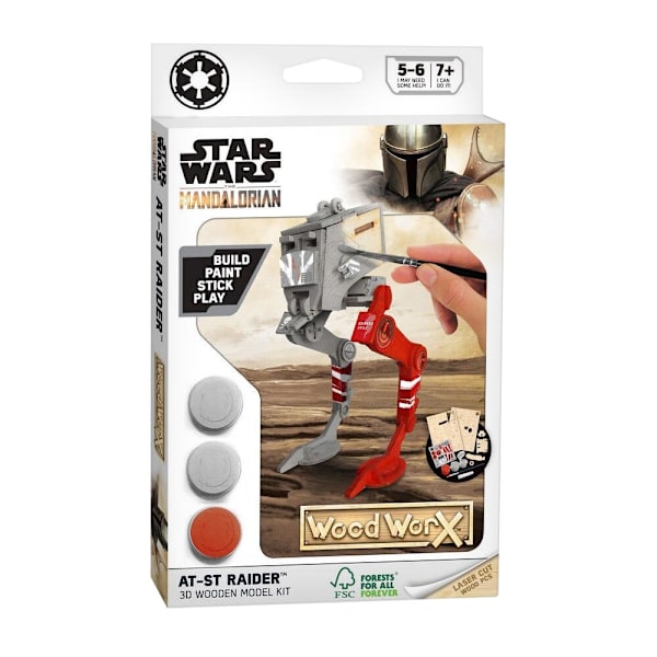 Star Wars, Wood Worx - AT-ST Walker multifärg