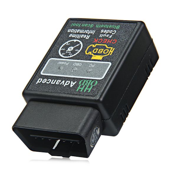 Bluetooth OBD2 ELM327 V1.5 Fejlkode læser Blue