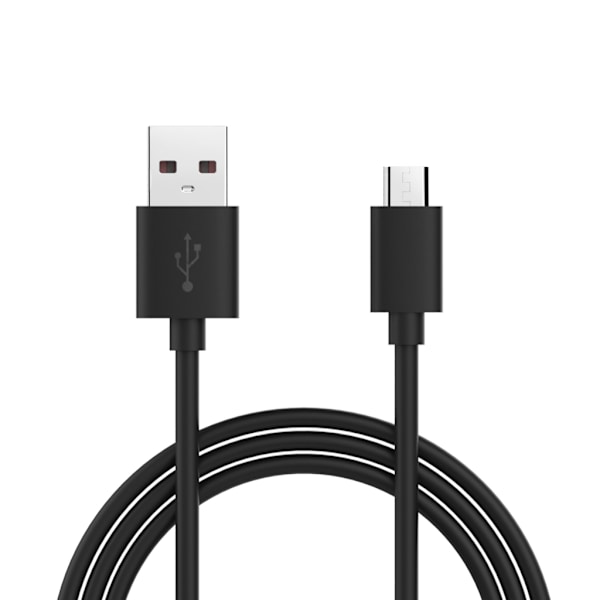 Micro-USB til USB 2.0-kabel Til Opladning og Synkronisering - Sort Black