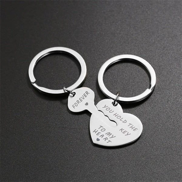 Nyckelringar för Par med Hjärta och Nyckel Silver db66 | Silver | 16 |  Fyndiq