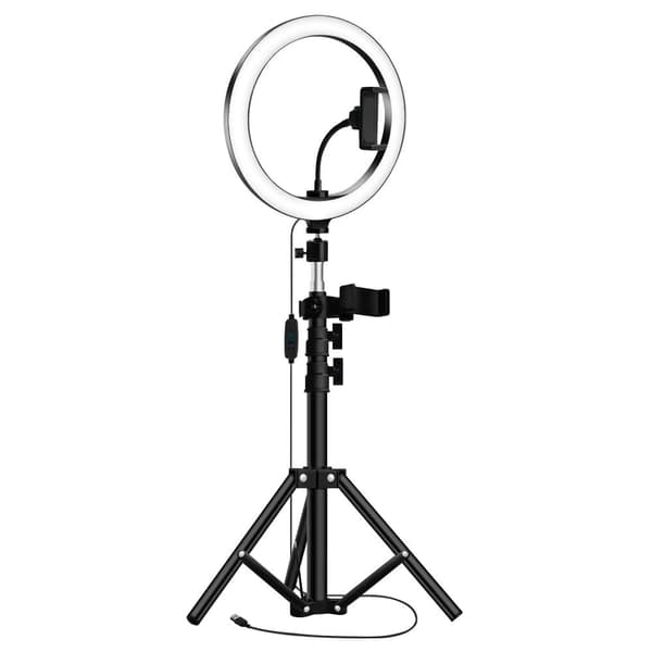 Northio, Ring Light (26 cm) -  Justerbart Stativ Black