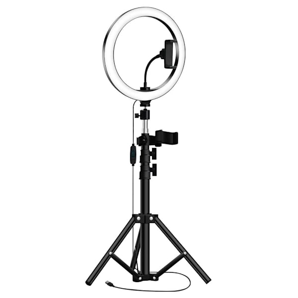 Northio, Ring Light (26 cm) -  Säädettävä Jalusta Black