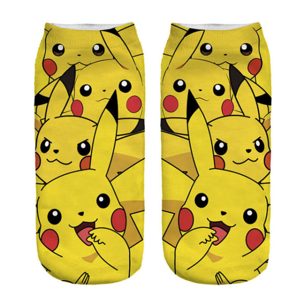 Pokémon ankelstrømper Nr. 1 Yellow one size